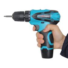 Taladro 21v 2 Baterias Redondas Azul