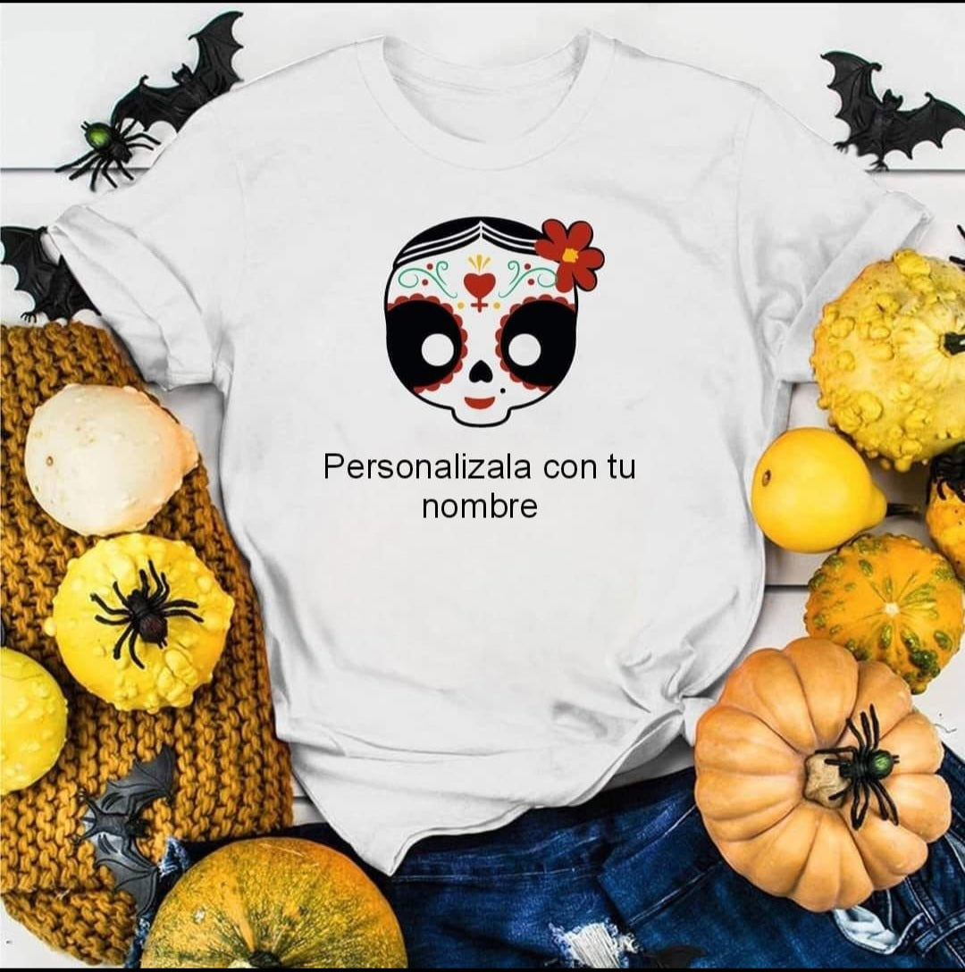 PLAYERA HALLOWEEN "EDICIÓN CEMPASÚCHIL