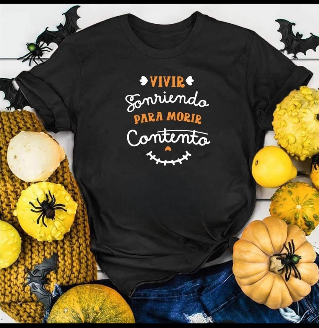 PLAYERA HALLOWEEN "EDICIÓN CEMPASÚCHIL