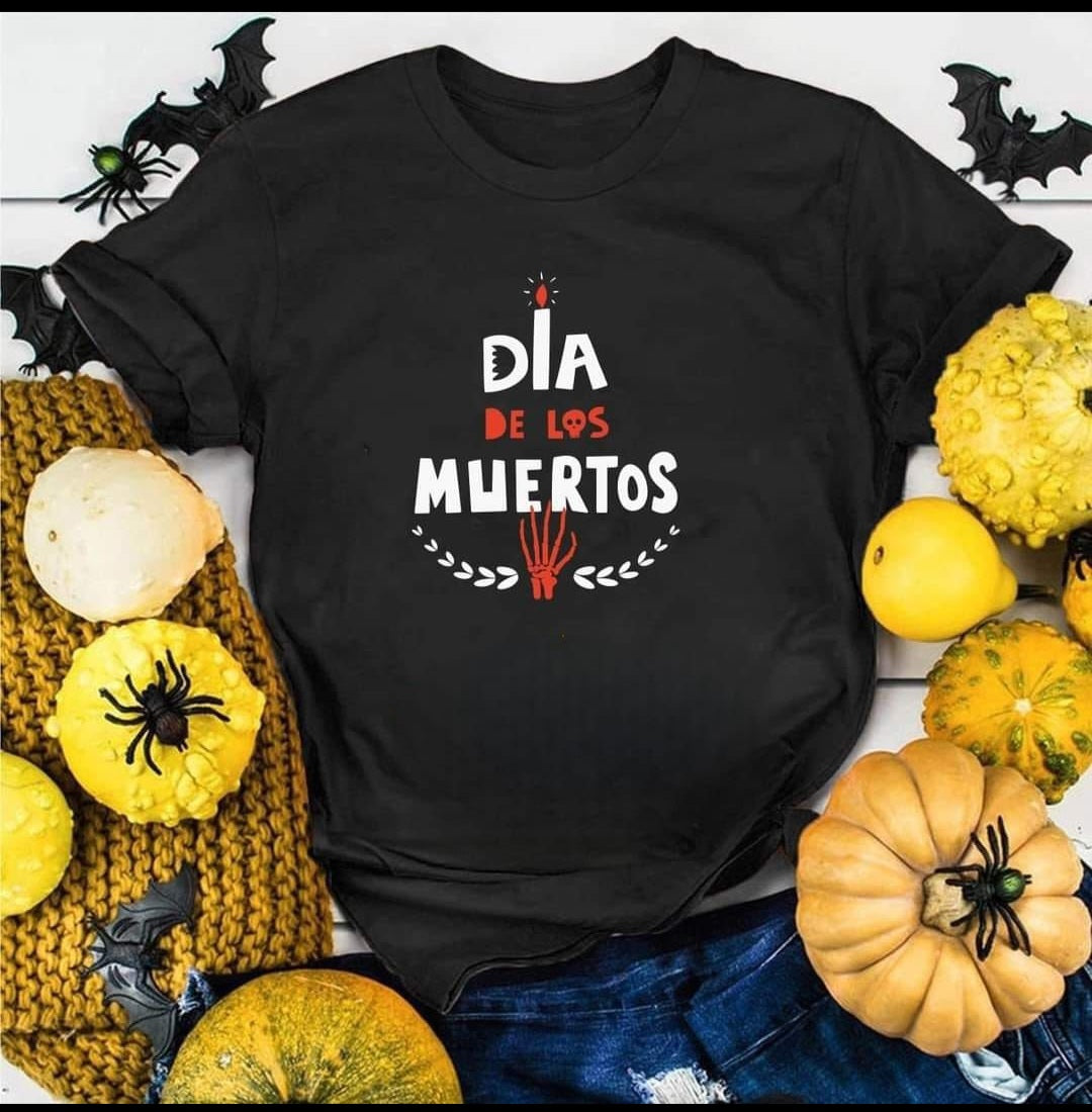 PLAYERA HALLOWEEN "EDICIÓN CEMPASÚCHIL