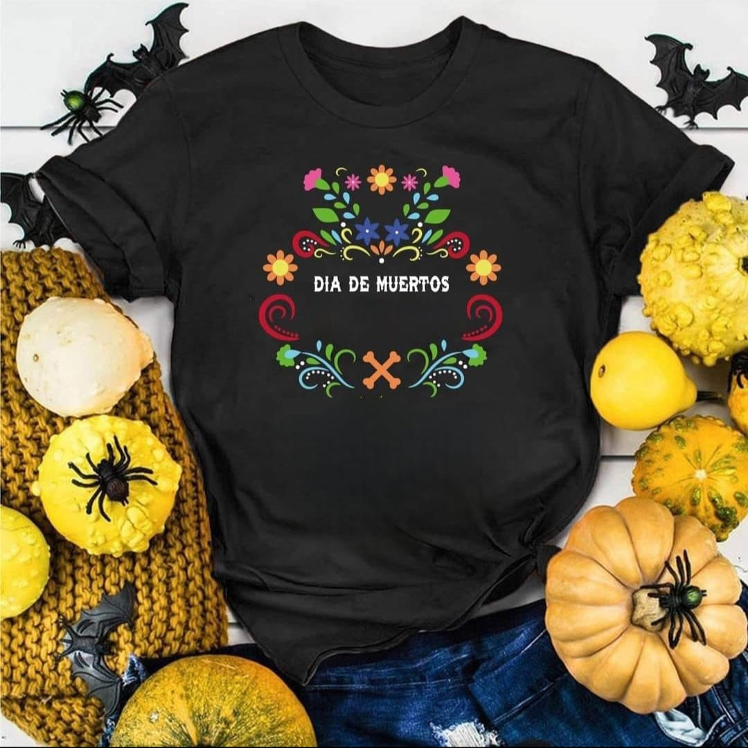 PLAYERA HALLOWEEN "EDICIÓN CEMPASÚCHIL