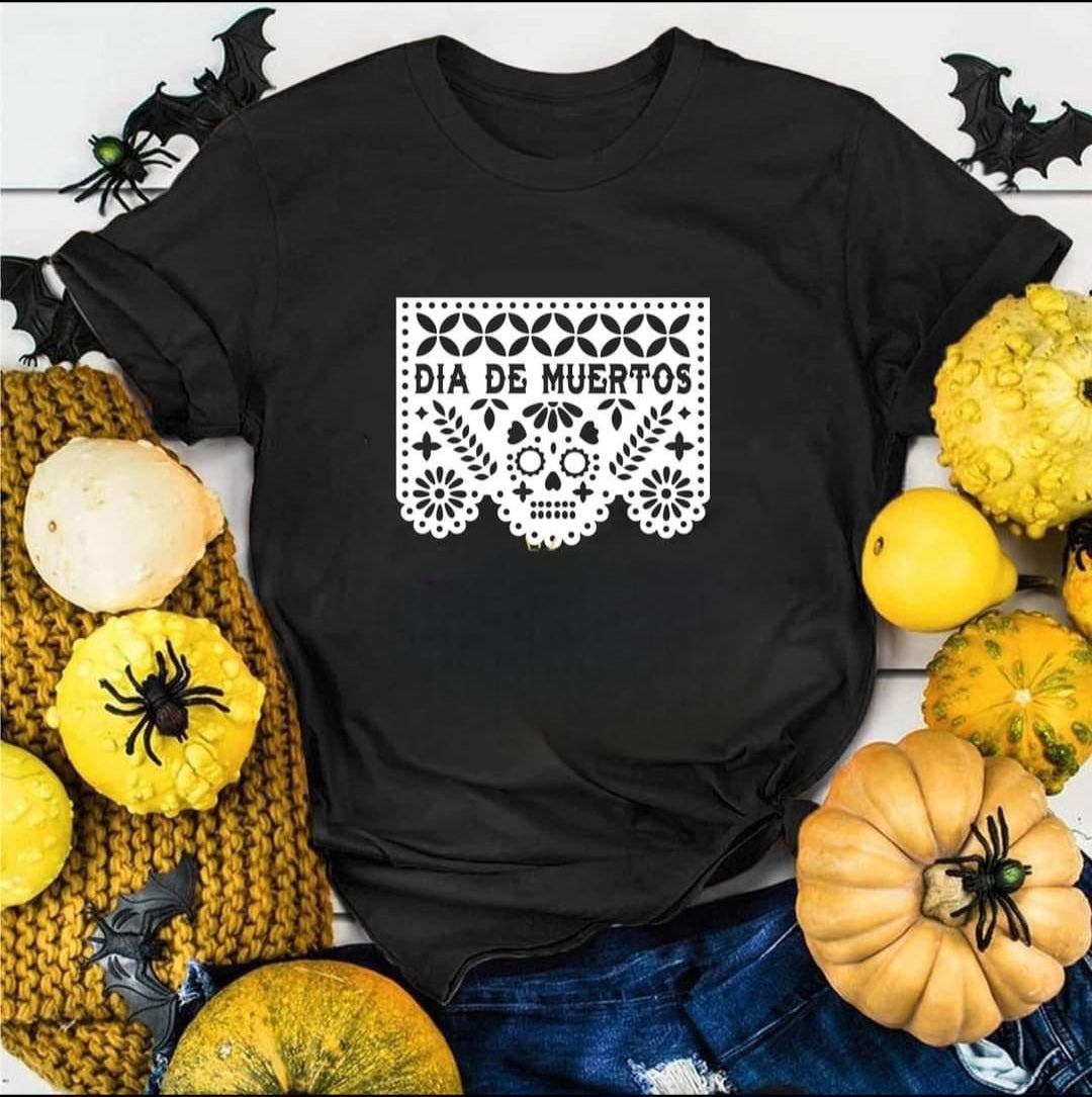 PLAYERA HALLOWEEN "EDICIÓN CEMPASÚCHIL