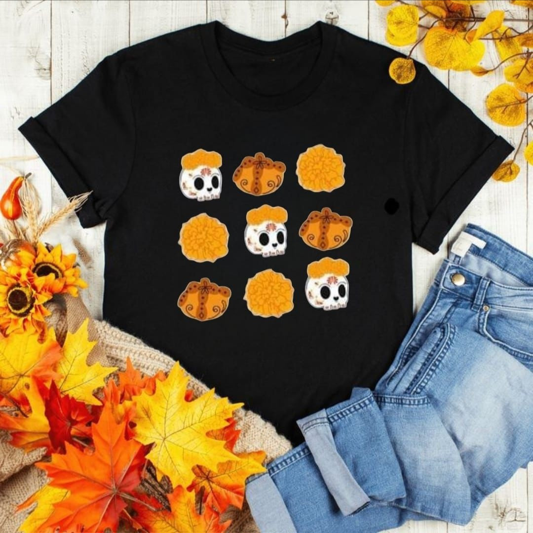 PLAYERA HALLOWEEN "EDICIÓN CEMPASÚCHIL