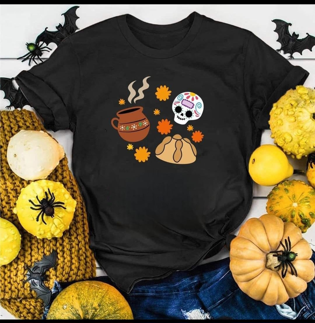 PLAYERA HALLOWEEN "EDICIÓN CEMPASÚCHIL