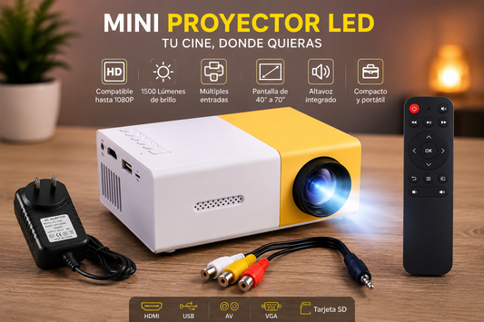 MINI PROYECTOR PORTÁTIL