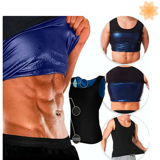 FAJA SAUNA HOMBRE MOLDEADORA TIPO CHALECO