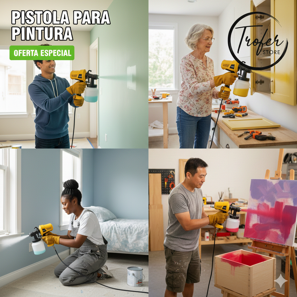 ✨PISTOLA ELÉCTRICA DE PINTURA✨