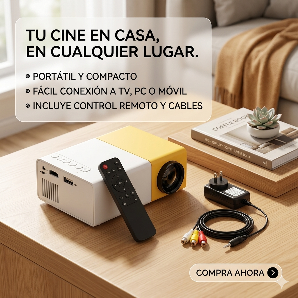 MINI PROYECTOR PORTÁTIL