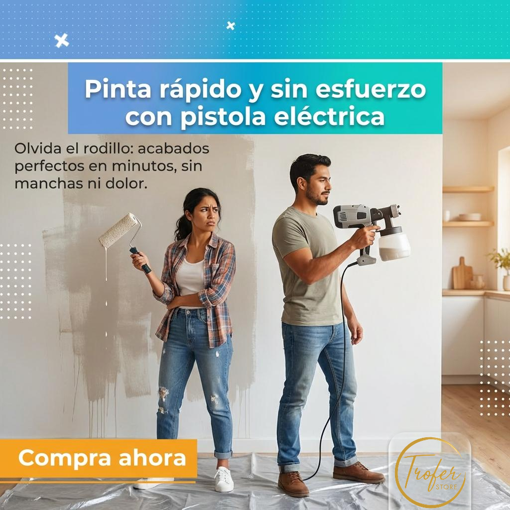 ✨PISTOLA ELÉCTRICA DE PINTURA✨