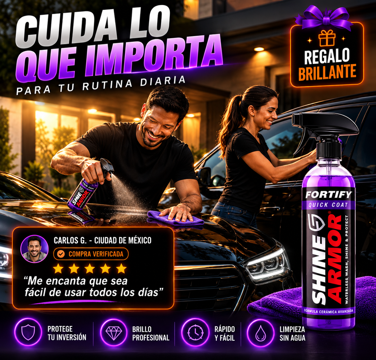 SPRAY DE REVESTIMIENTO CERAMICO CARRO