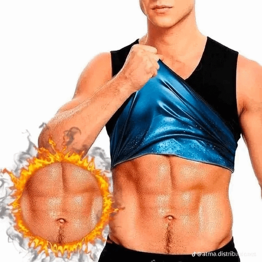 FAJA SAUNA HOMBRE MOLDEADORA TIPO CHALECO