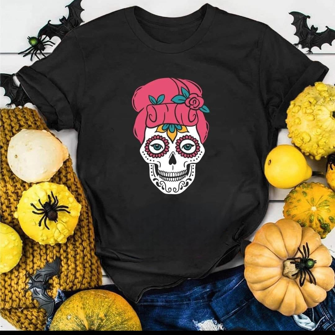 PLAYERA HALLOWEEN "EDICIÓN CEMPASÚCHIL