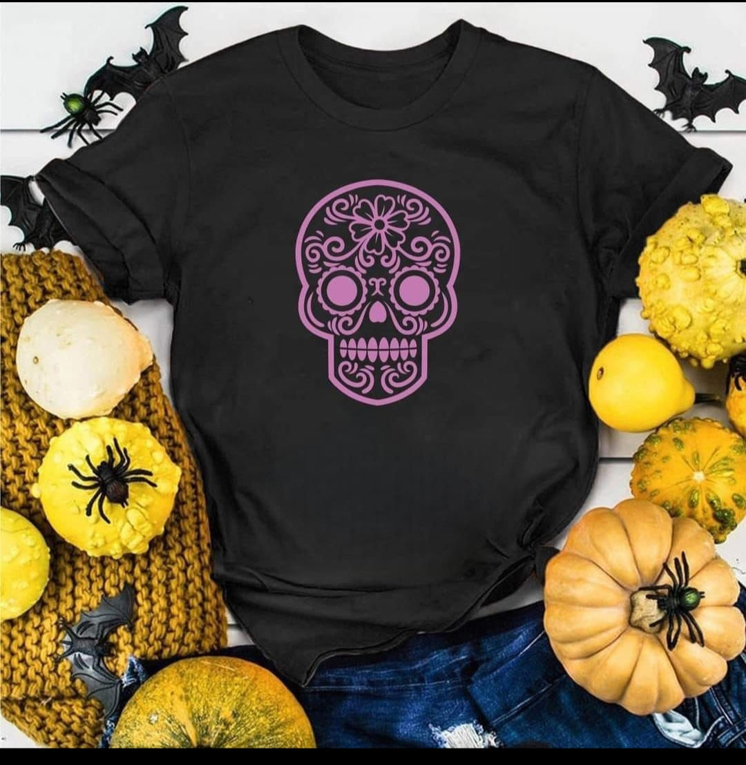 PLAYERA HALLOWEEN "EDICIÓN CEMPASÚCHIL