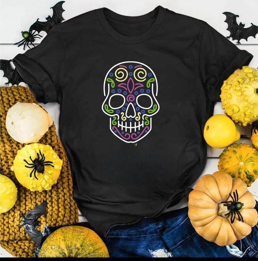 PLAYERA HALLOWEEN "EDICIÓN CEMPASÚCHIL