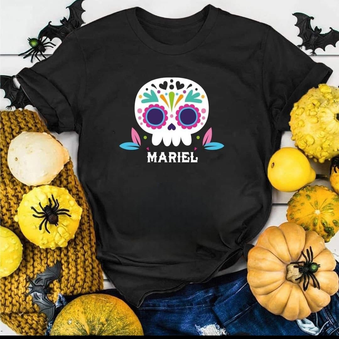 PLAYERA HALLOWEEN "EDICIÓN CEMPASÚCHIL