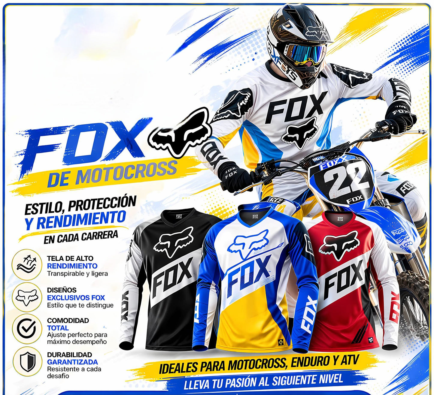 JERSEY DEPORTIVO FOX