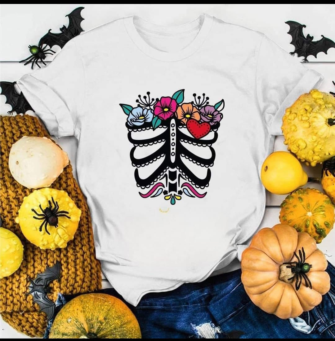 PLAYERA HALLOWEEN "EDICIÓN CEMPASÚCHIL