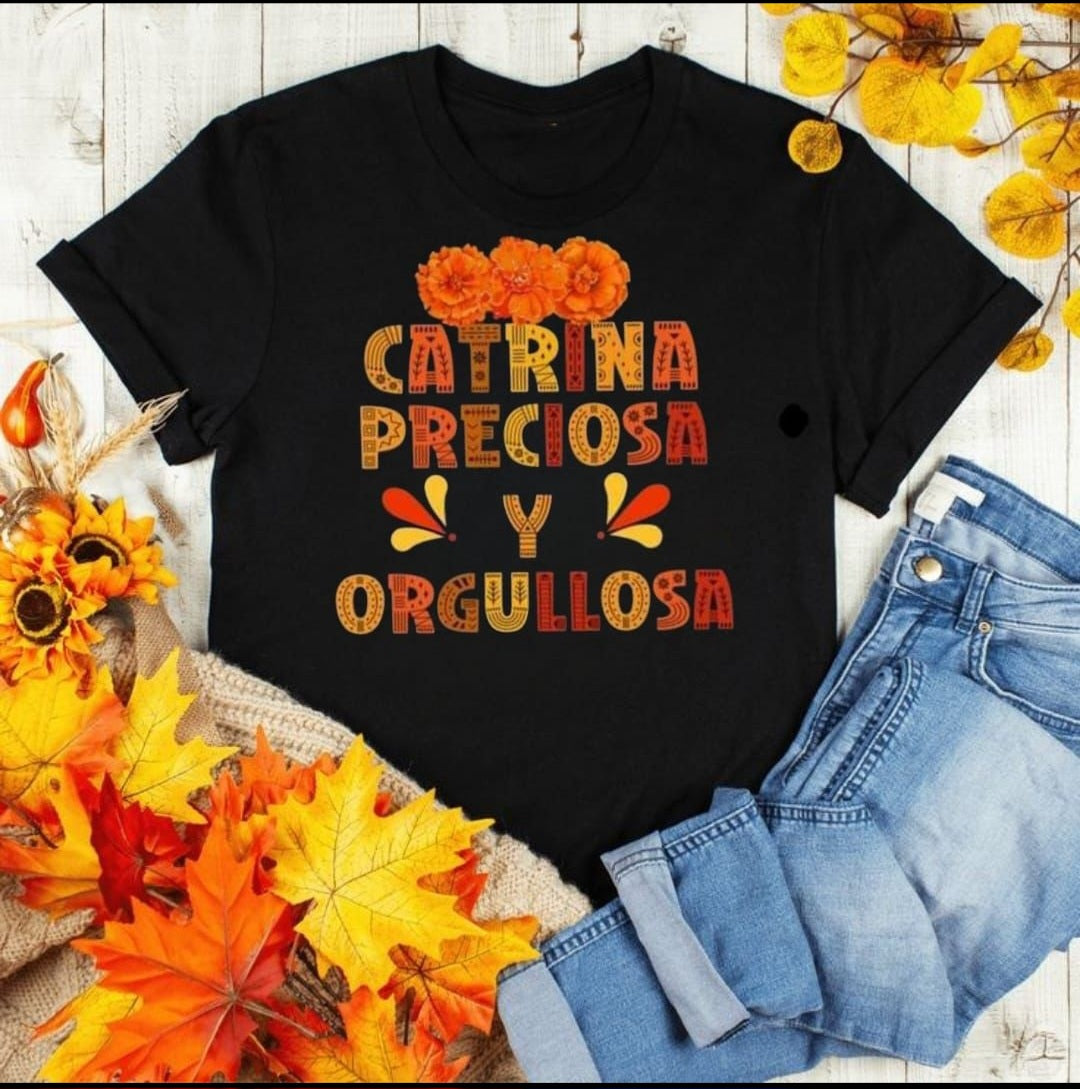 PLAYERA HALLOWEEN "EDICIÓN CEMPASÚCHIL